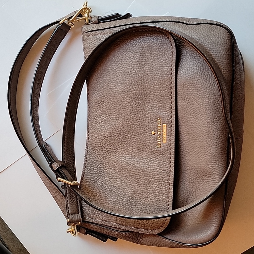 Kate Spade Jackson Street Colette Toast Shoulder/Crossbody Modern Hobo Nwt - Picture 11 of 12